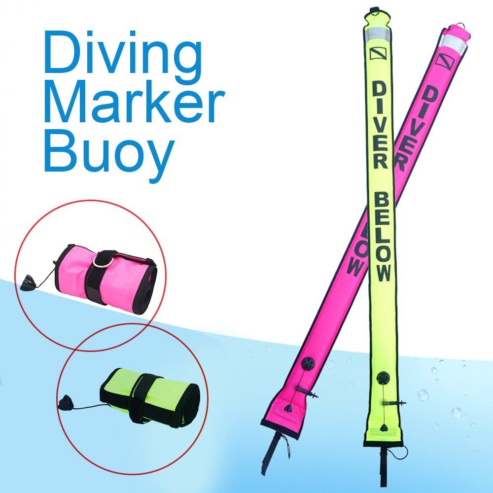 1.5M  Colorful Visible Inflatable Signal Tube Scuba Diving