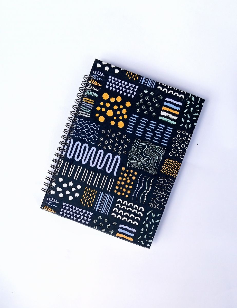 Fancy Notepads Hardcover Jumia Notebooks Journals Diary Blue Memphis
