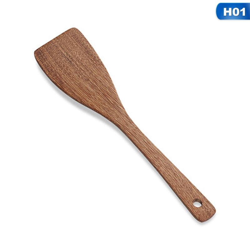 Wooden Spatulas Kitchen Nonstick Dedicated Kitchenware Heat