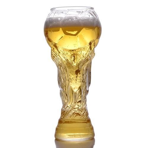 Creative Glass Cup Bar Crystal Water Whiskey Wine Drinking The Football Cup Design Glass Wine Beer Cup 450ml