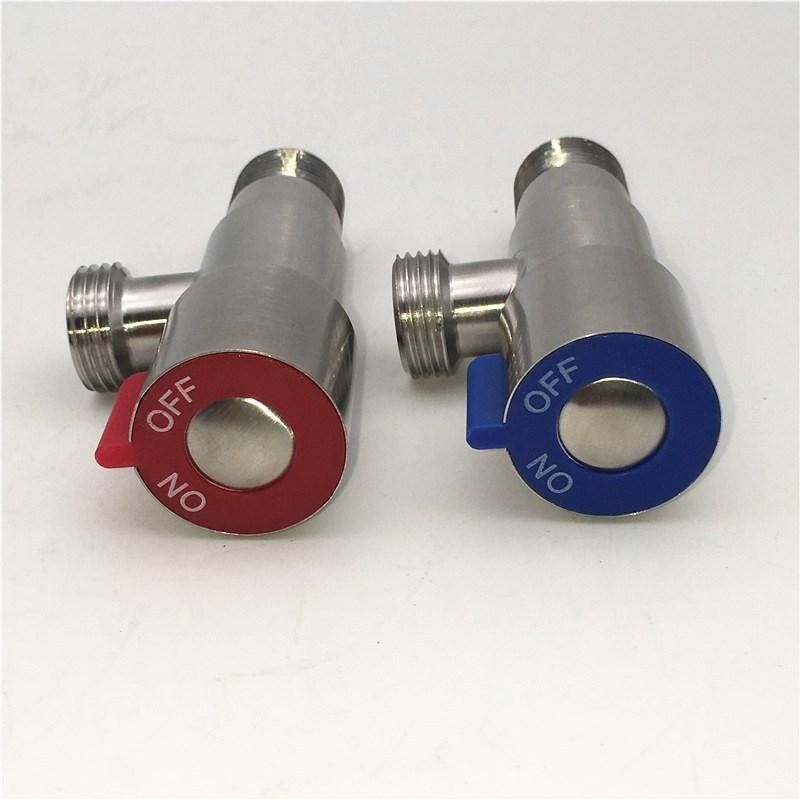 20mm Interface Stainless Steel One In And One Out Triangular Valve Red
