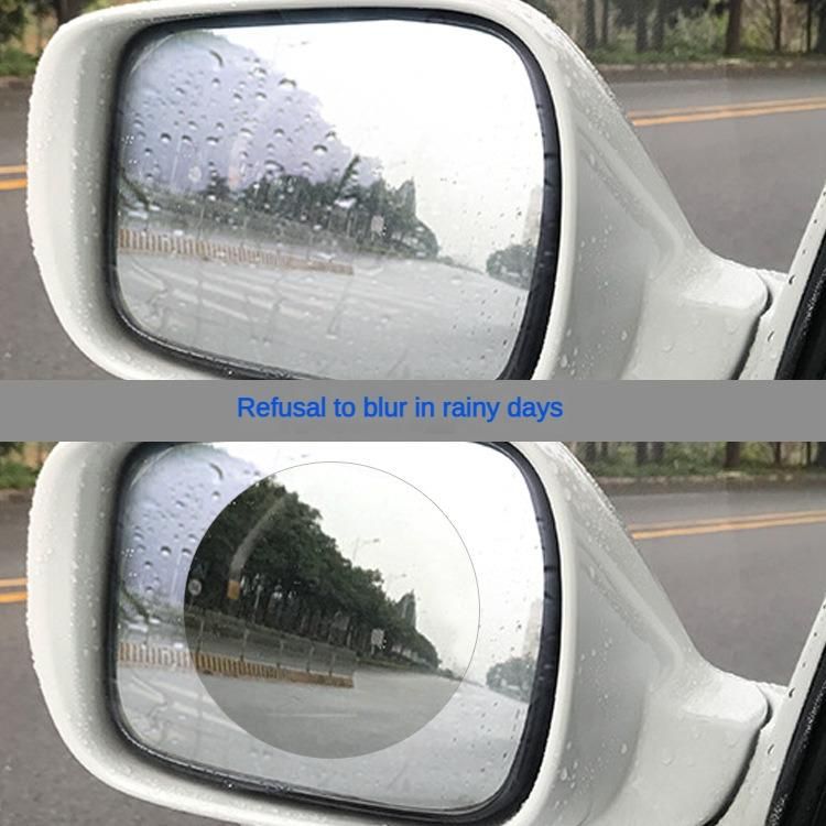 2-pcs Car Rear View Mirror Rainproof Film Waterproof Anti-Fog Film