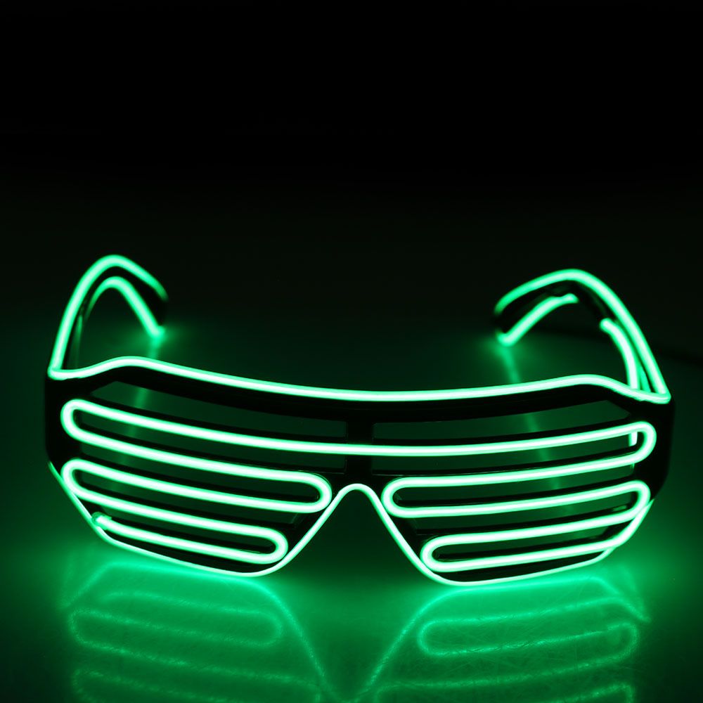 Plastic LED Glasses Flashing Eyeglass Wire Luminous Glowing