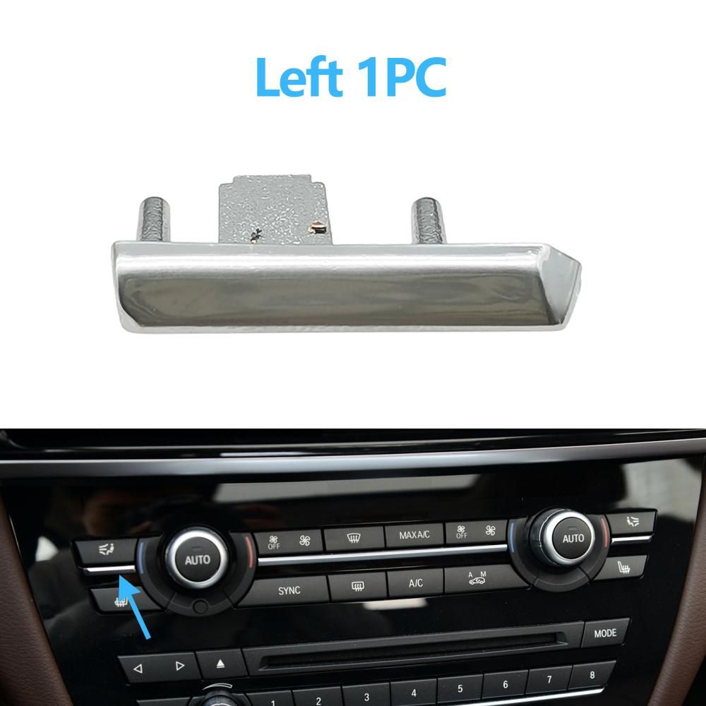 Auto Car Air Conditioning Button Trim Panel Keys Plating Strip Replacement For BMW X5 X6 F15 F16 2014-2018 64119332155