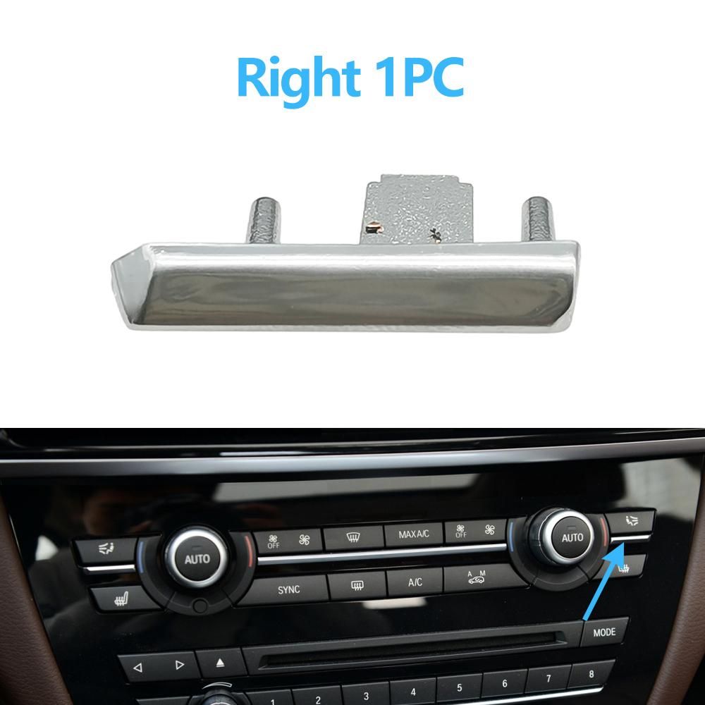 Auto Car Air Conditioning Button Trim Panel Keys Plating Strip Replacement For BMW X5 X6 F15 F16 2014-2018 64119332155