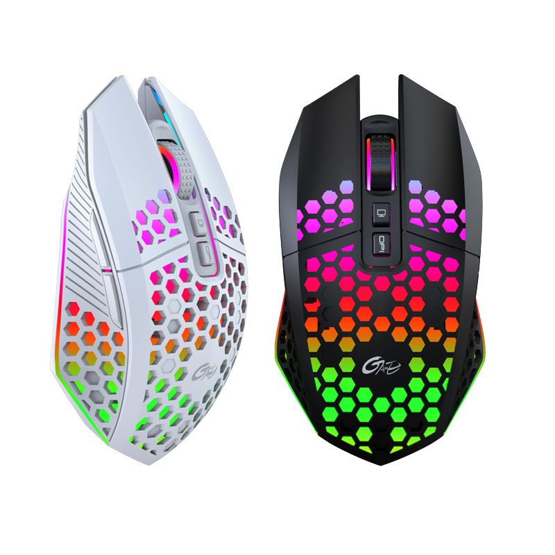 X801 2.4G Wireless Rechargeable Mouse RGB Light Effect