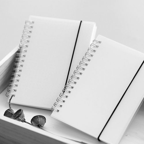 Hard Cover Dot Notebook Bandage Weekly Planner Agenda Diary School Supplies Journals Sketchbook-A6(10.8x14.8CM)(Blank)
