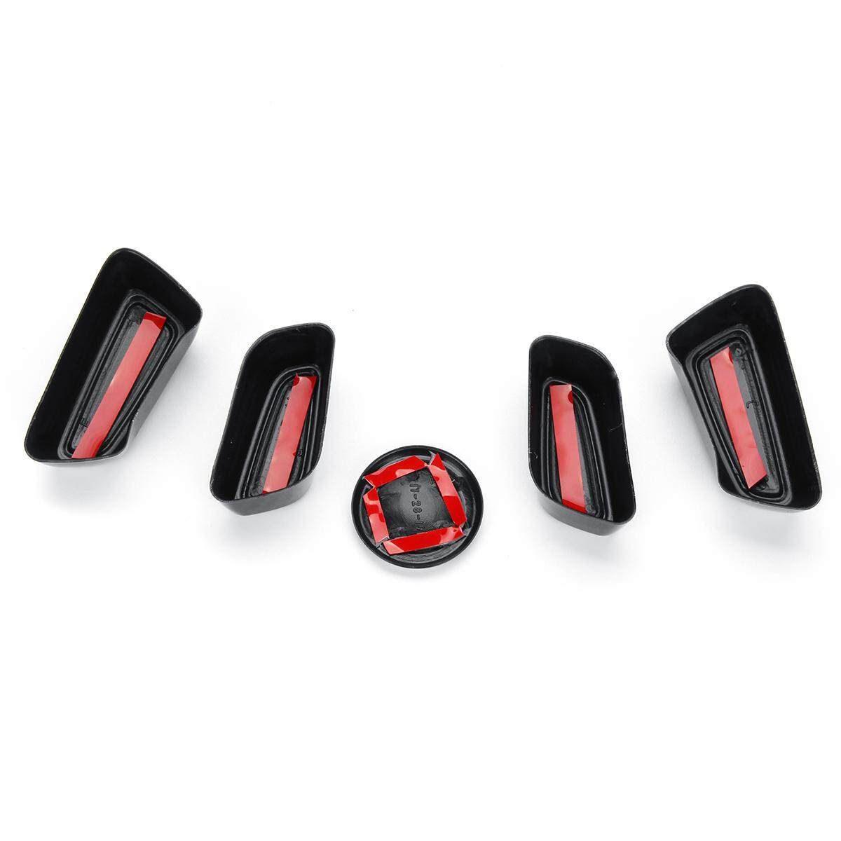 5pcs Car Seat Adjustment Knob Button Switch Cover Trim For TYT Camry 2018 Carbon Fiber Striae