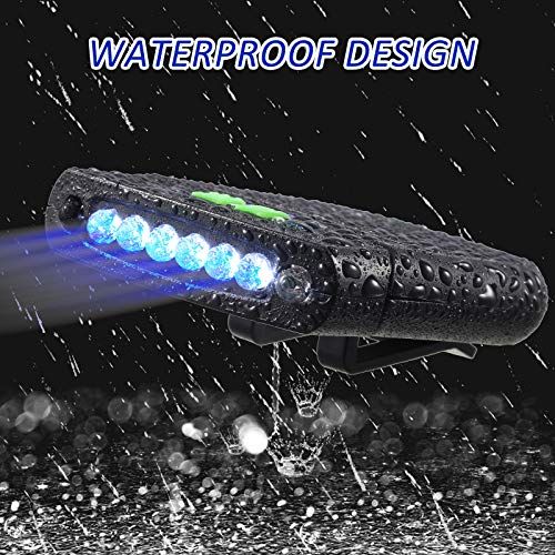 2 Pieces LED Clip On Cap Lights USB Rechargeable Cap Flashli