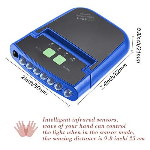 2 Pieces LED Clip On Cap Lights USB Rechargeable Cap Flashli