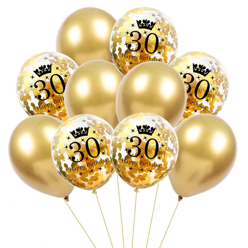 Happy Birthday Banner Streamer For Party Backdrops Decoration Adult-30 SetB