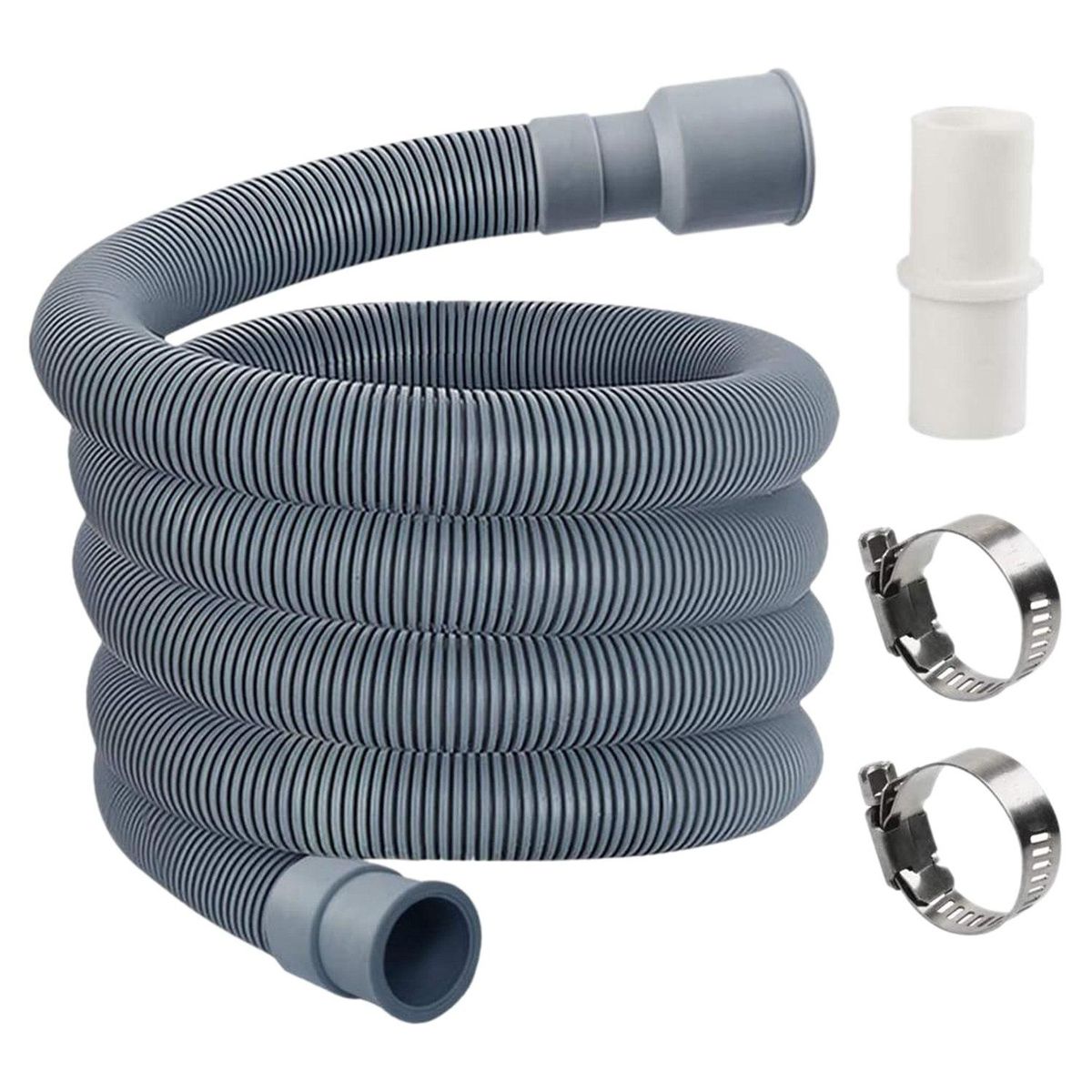 Automatic Drum Washing Machine Drain Pipe Drain Hose Fittings, 1.5 Meter