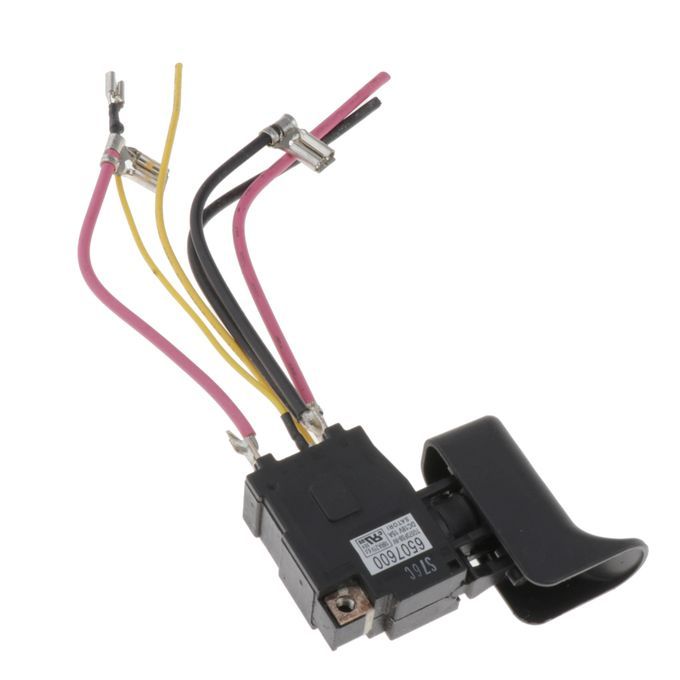 Drill Speed Switch For DJR186 6507600 650760-0 Tools Parts Plastic