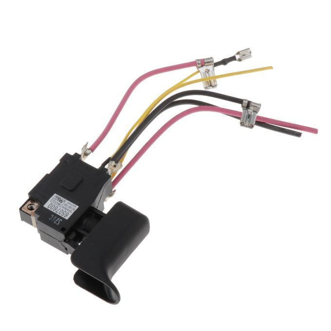 Drill Speed Switch For DJR186 6507600 650760-0 Tools Parts Plastic
