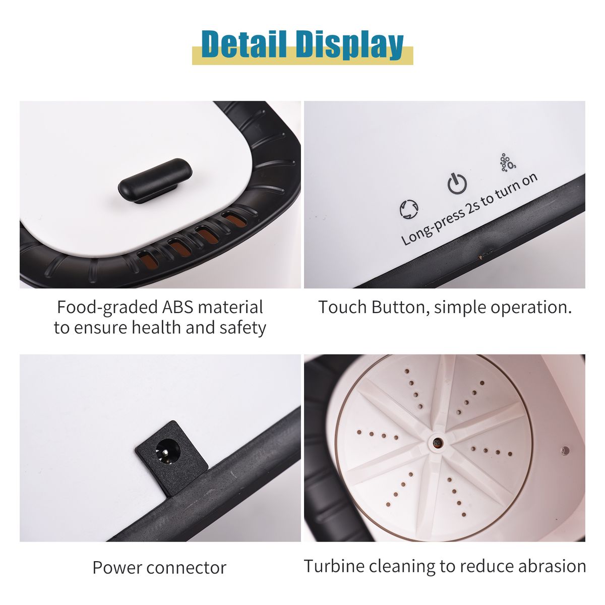 Portable Washing Machine For Underpants Underwear Sock 2L