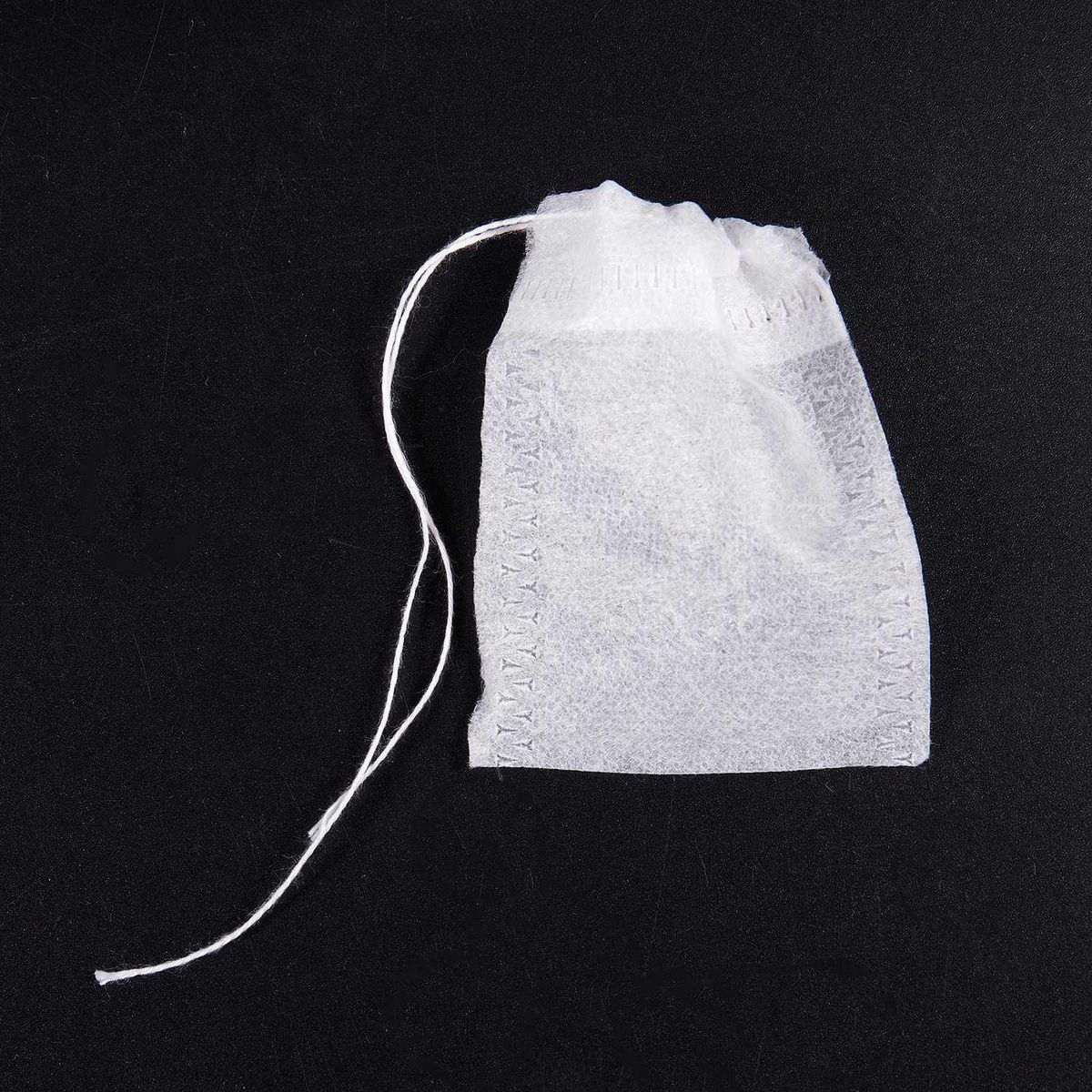100 Pcs Disposable Empty Tea Bag String Heat