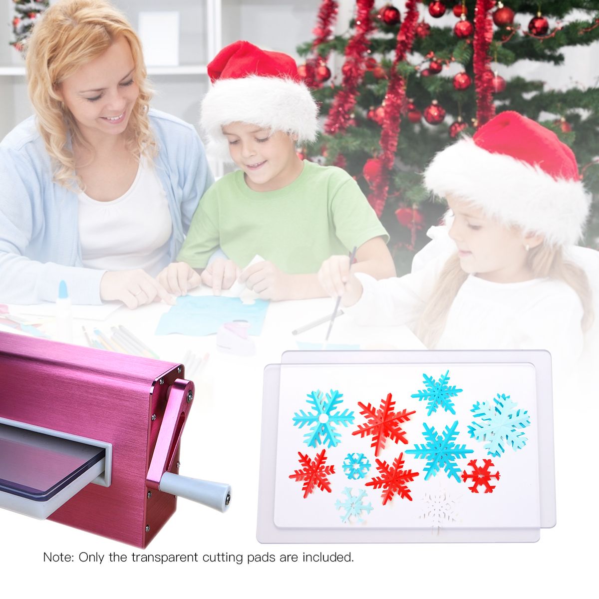 2pcs Transparent Cutting Pad Accessory Durable PC Material