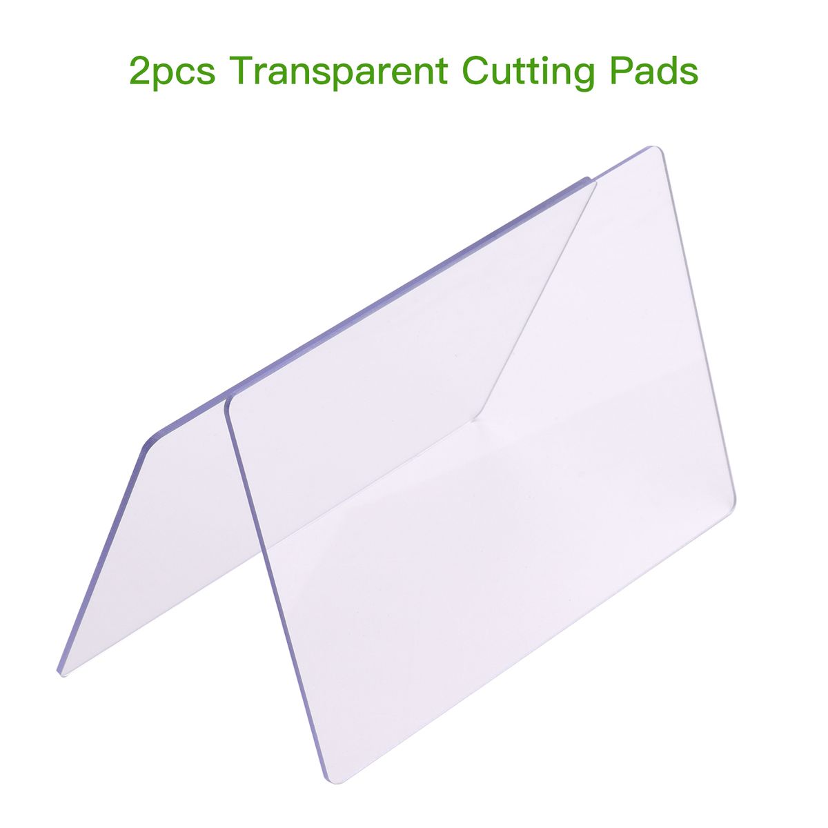 2pcs Transparent Cutting Pad Accessory Durable PC Material