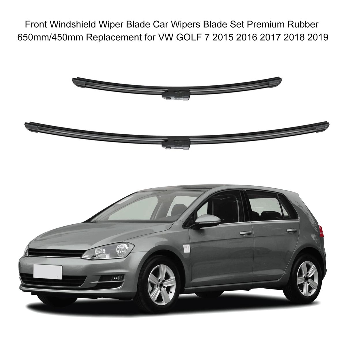 Front Windshield Wiper Blade Car  Wipers Blade Set Premium