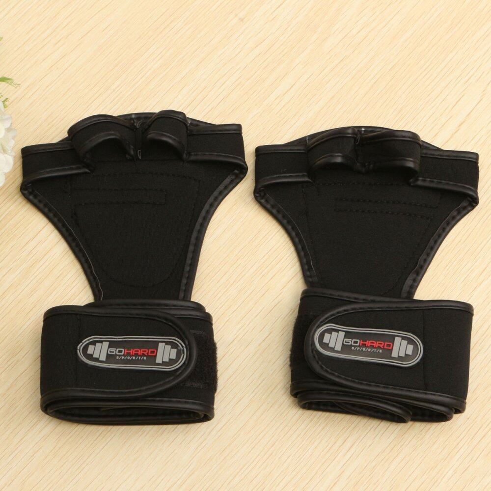 GYM Weight Lifting Health Fitness Dumbbell Wrist Wrap Grip Workout Train L L