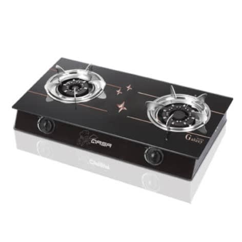 Table Gas Cooker With Tinted Glass Top