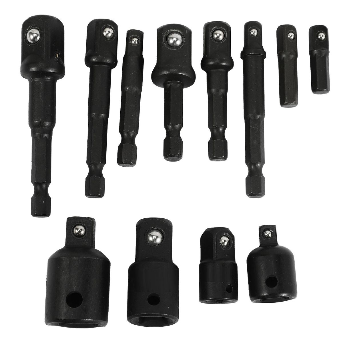 24Pcs Impact Extension & Socket Adapter, Socket Set Extensio