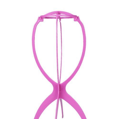 Plastic Hair Wigs Hanger Display Drying Storage Stand(  Purple)
