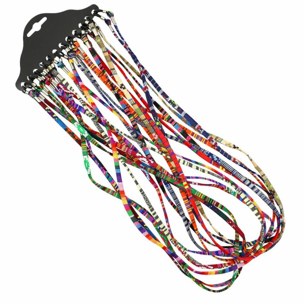 2x12x Colourful Cotton Eyeglasses Rope Sunglasses Strap Holder