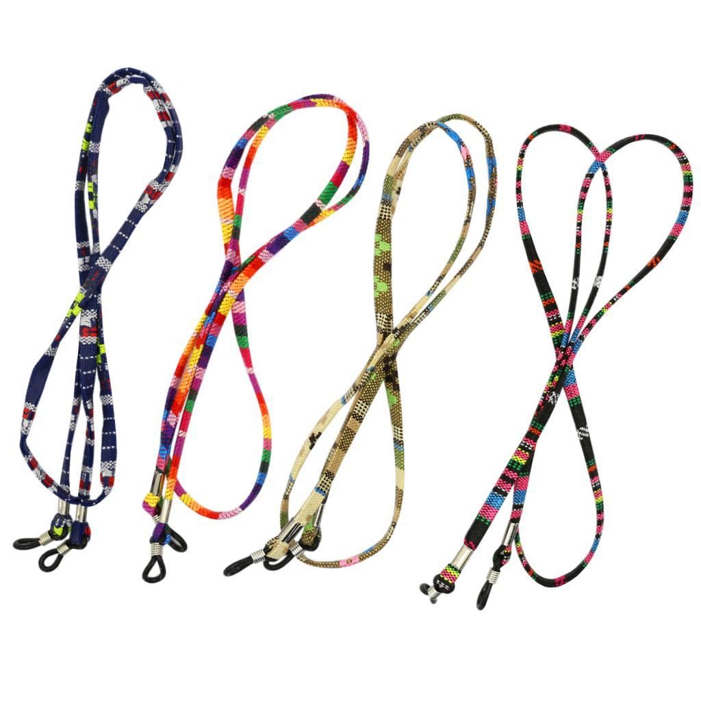 2x12x Colourful Cotton Eyeglasses Rope Sunglasses Strap Holder