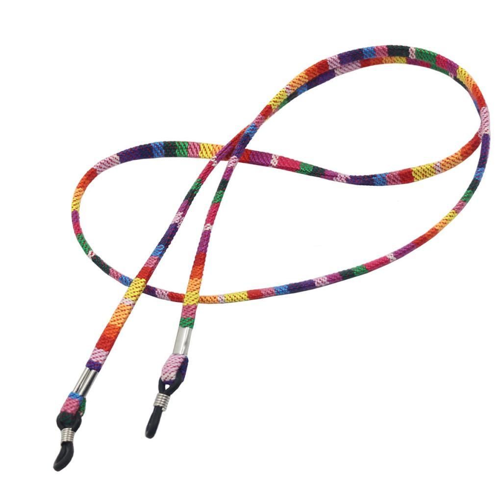 2x12x Colourful Cotton Eyeglasses Rope Sunglasses Strap Holder