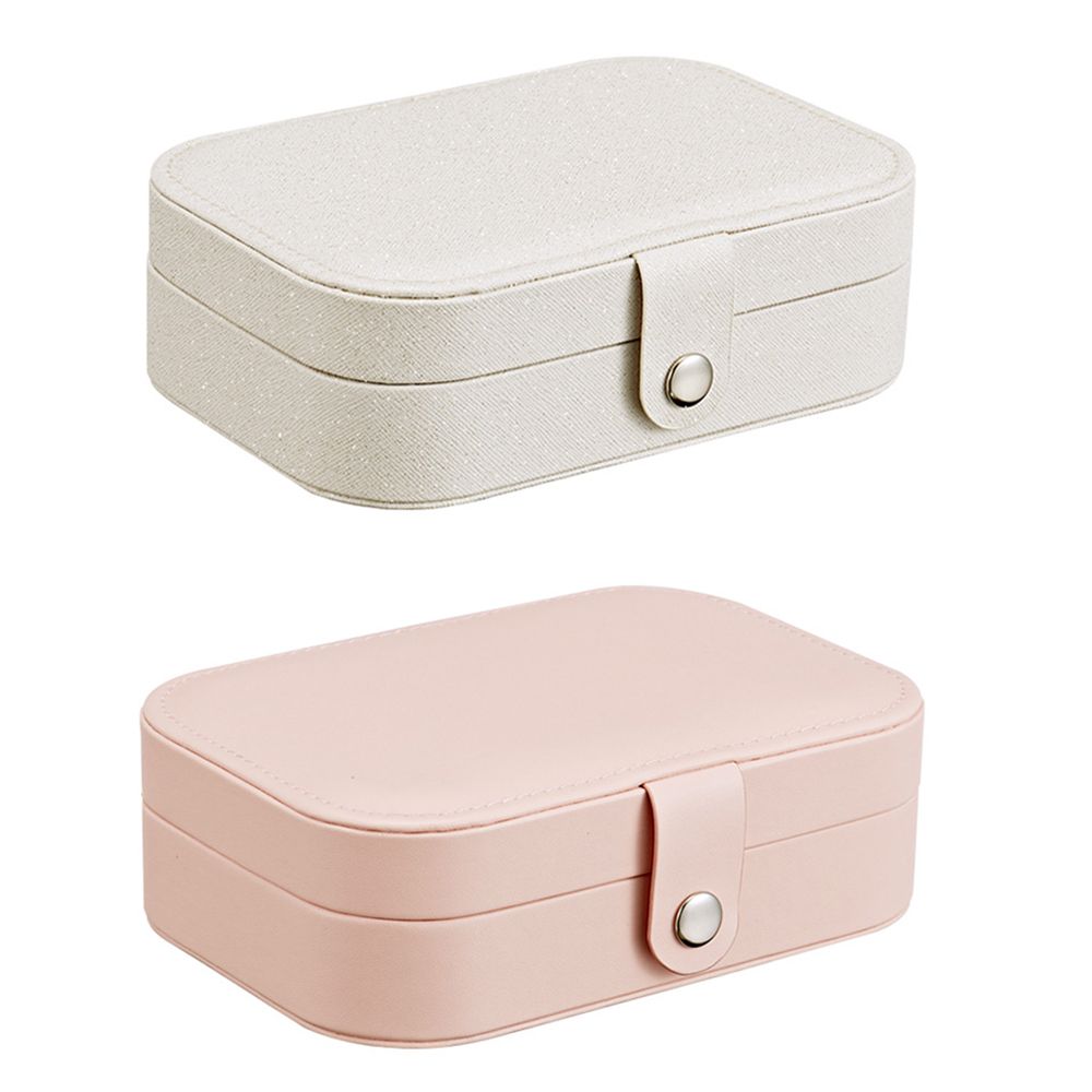 Jewelry Box For Women Double Layer Travel Jewelry Organizer