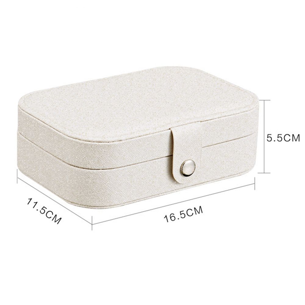 Jewelry Box For Women Double Layer Travel Jewelry Organizer