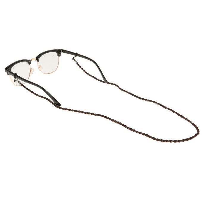 Nylon Eyeglass Neck Strap Eyeglass Chain Sunglasses Cord Holder Brown