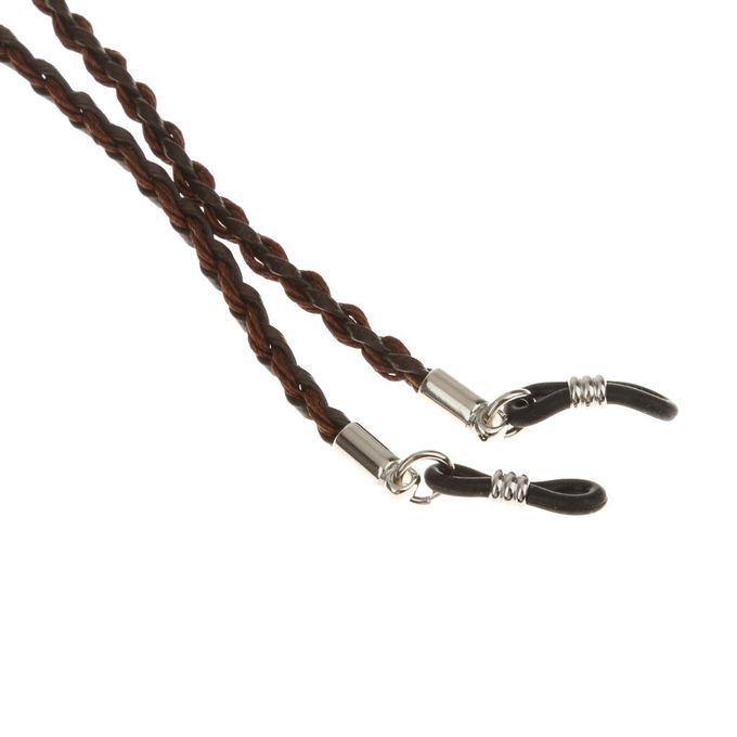 Nylon Eyeglass Neck Strap Eyeglass Chain Sunglasses Cord Holder Brown