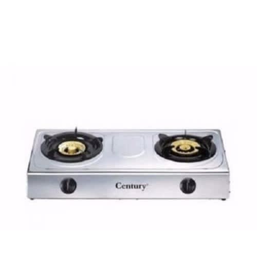 Stainless Steel Auto Ignition Double Burner Table Top Gas Stove