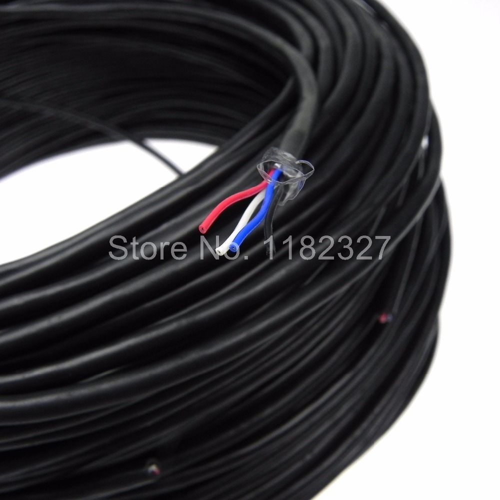 4 Core 28AWG Shielded Twisted Pair Cable Rvv4 Electrical Cab