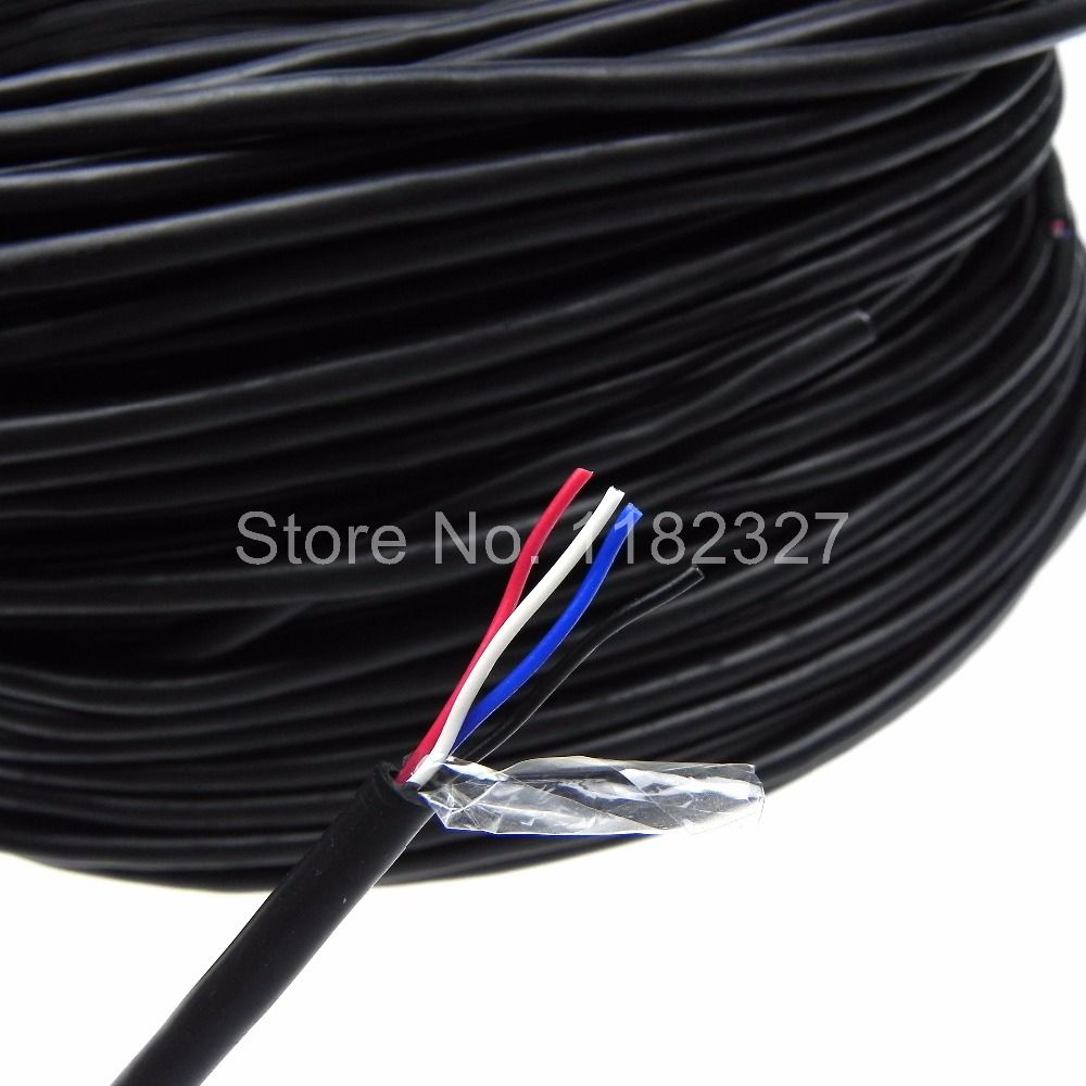 4 Core 28AWG Shielded Twisted Pair Cable Rvv4 Electrical Cab