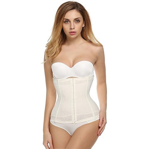 Women Shapewear Hi-Waist Firm Control Waist Cincher Corset Slimming Girdle-Black