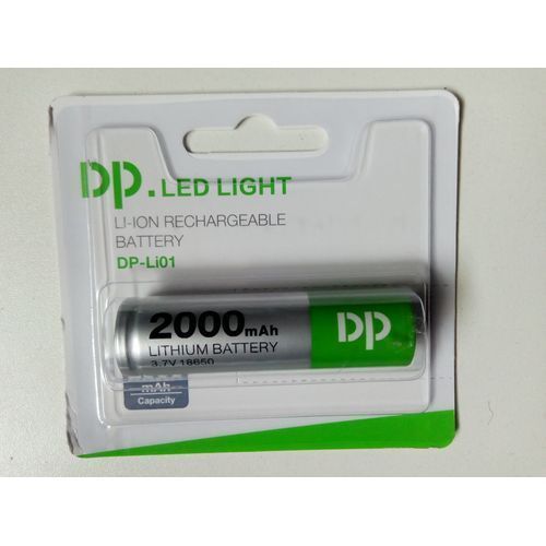 Light Lithium 2000mAh 18650 Rechargeable Lion Battery 3.7V - 3pc