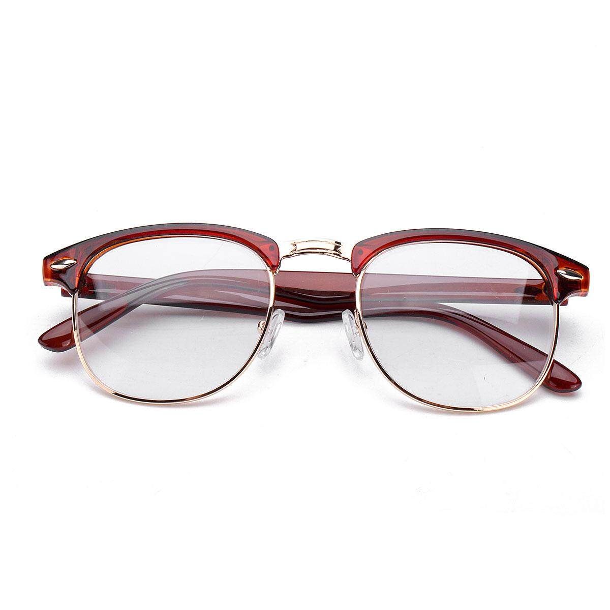 Fashion Women Men Eyeglasses Clear Frame Glasses Lens Eyewear Vision Care HOT Dark Brown