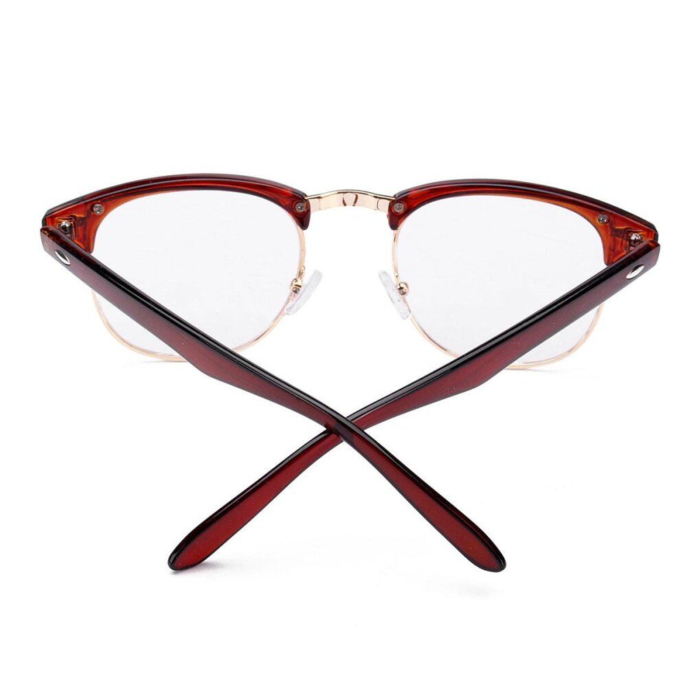 Fashion Women Men Eyeglasses Clear Frame Glasses Lens Eyewear Vision Care HOT Dark Brown