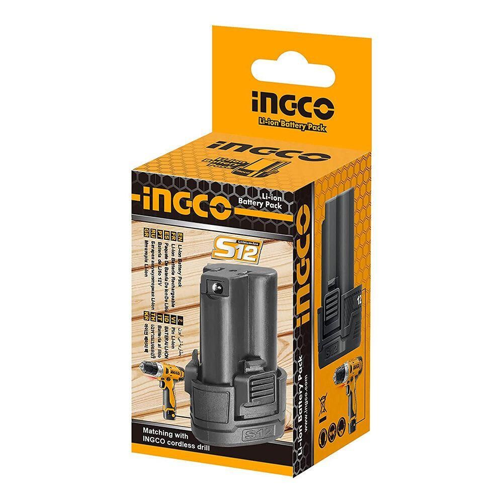 INGCO 12V 1.5Ah Li Battery Pack High Capacity Lithium Ion