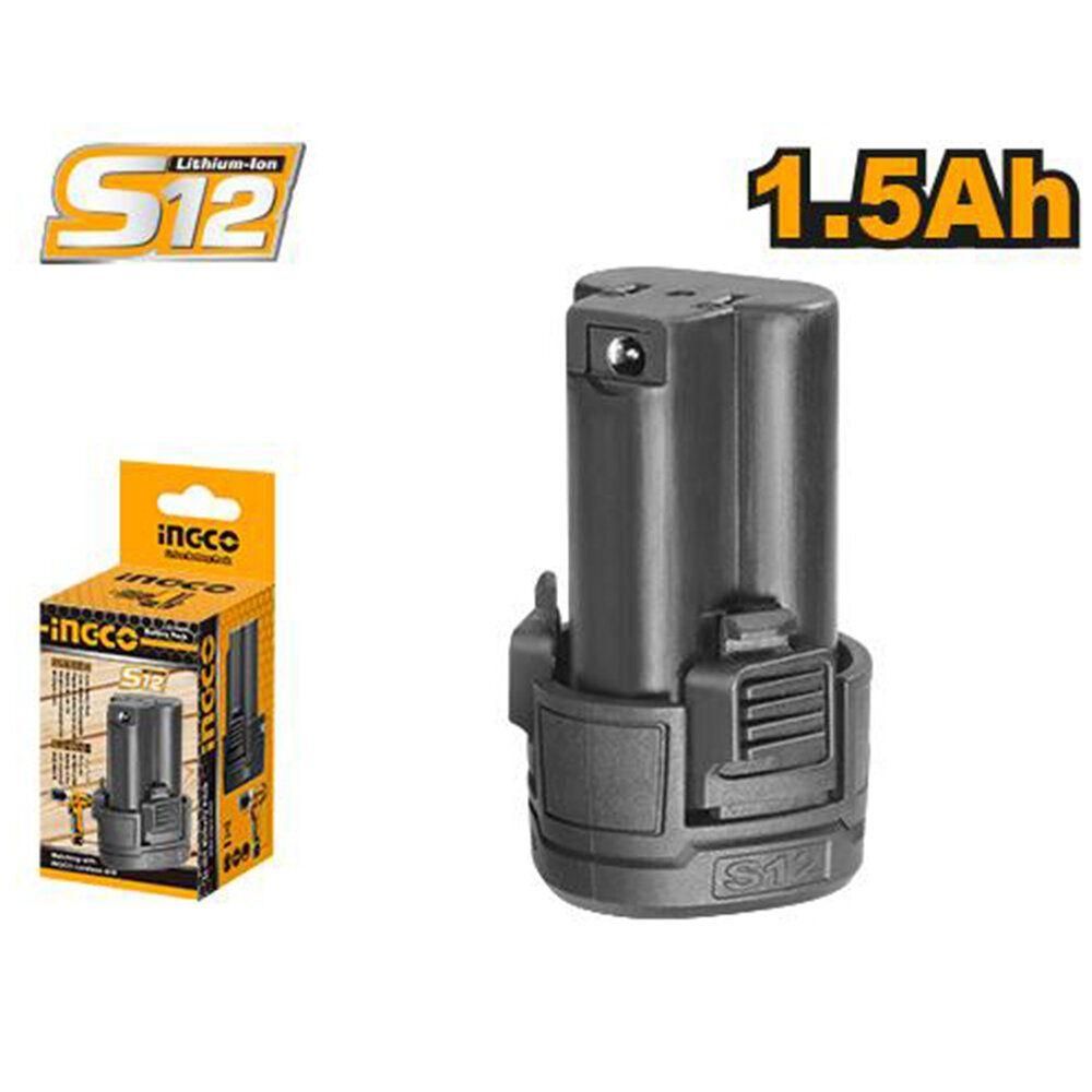 INGCO 12V 1.5Ah Li Battery Pack High Capacity Lithium Ion