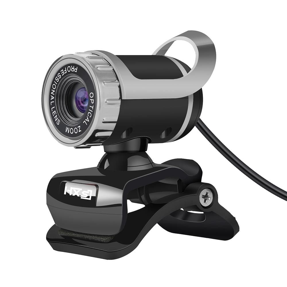 HXSJ S9 Desktop 1080P Webcam USB 2.0 Webcam Laptop Camera Built-in Sound-absorbing Microphone Video Call Webcam for PC Laptop Black