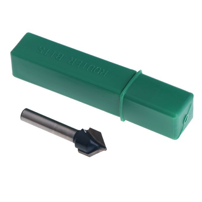 Woodworking Tool 90 Degree Router V Groove Bit 1/4''