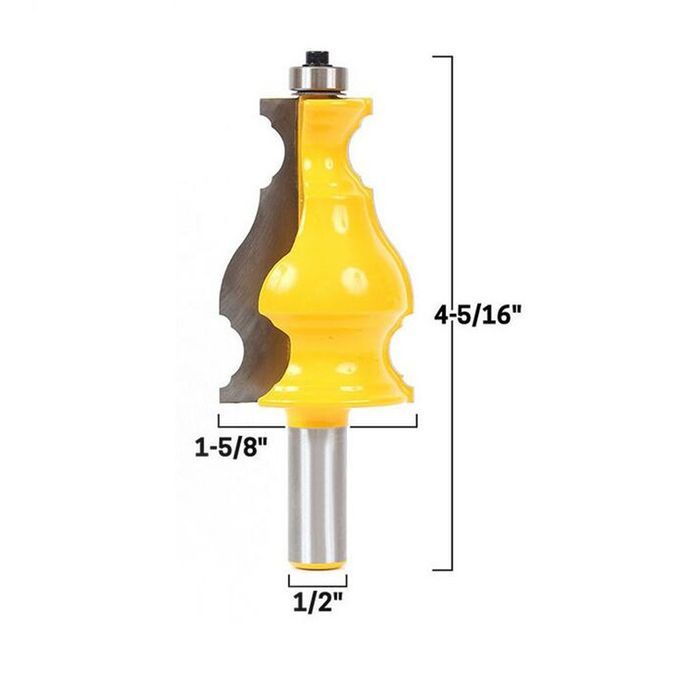 12 Shank Architectural Molding Router Bit Antikickback Mitered