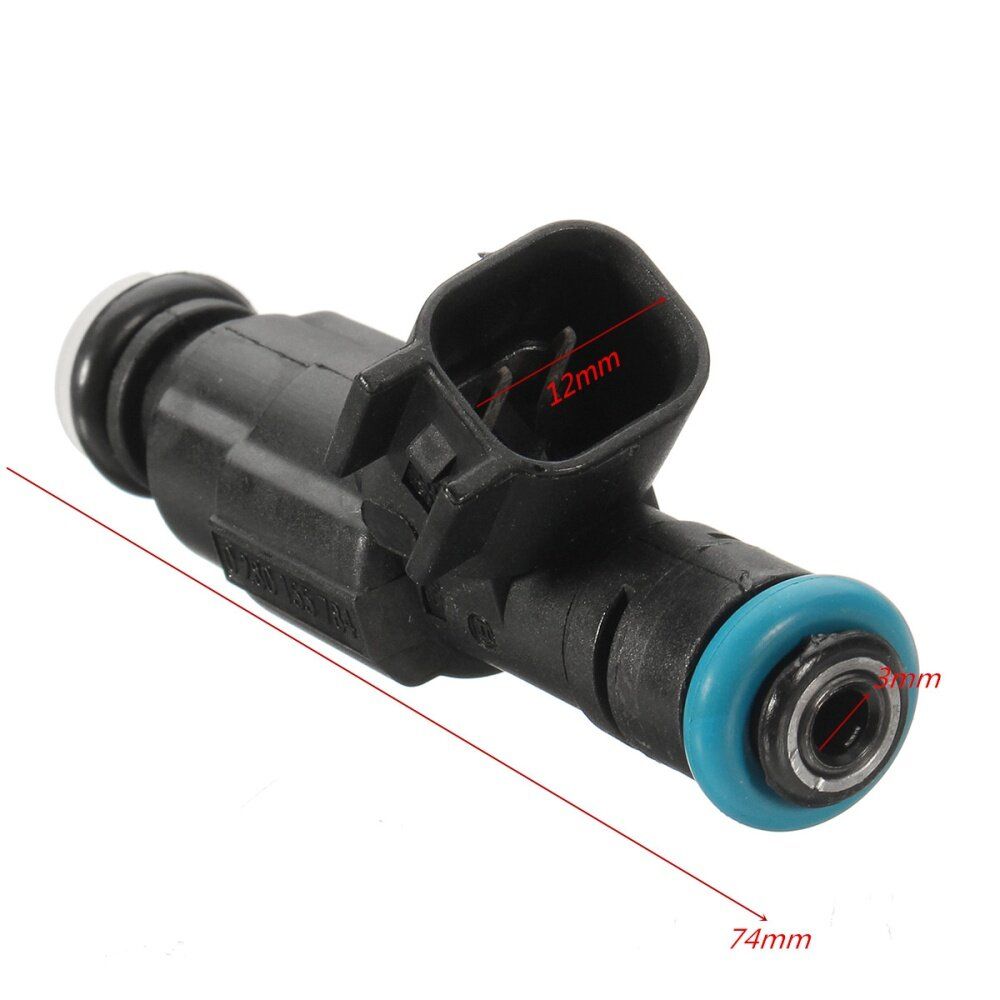 8Pcs 24lb Flow Matched 4 Nozzle Fuel Injectors Black For Ford For Lincoln 5.4L
