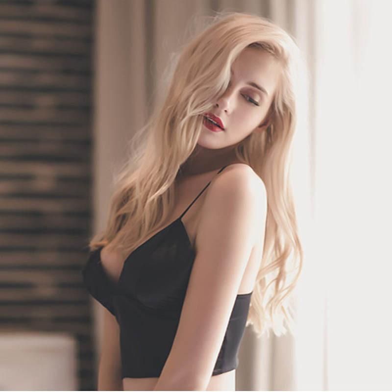 Crop Tops Sexy Satin for Women No People Balette Top Crochet Fine Strap T-shirt Cropped with Camilled Camilled In The Chest