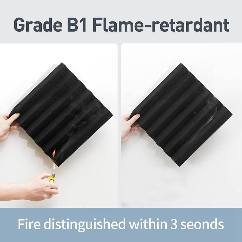 Acoustic Foam Panels - 12x12x2Inch Wedges Soundproof Foam