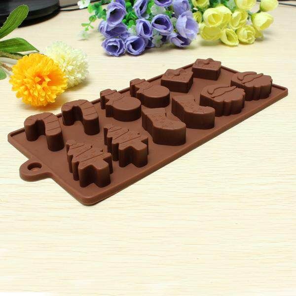 Christmas Series Chocolate Mold Fondant Cake Baking Mould